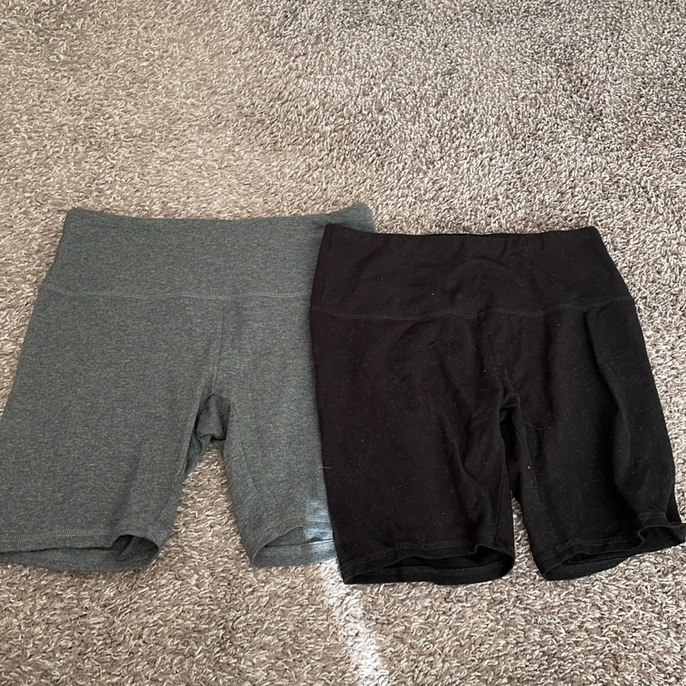 set of 2 biker shorts